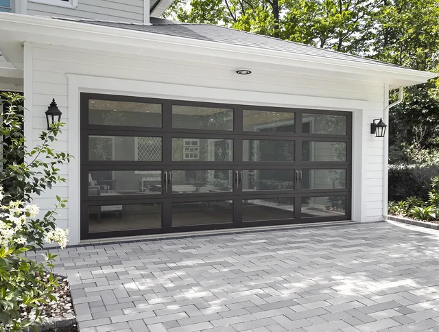 Kissimmee Garage Door Repair design specialist presenting custom garage door options to Kissimmee homeowner