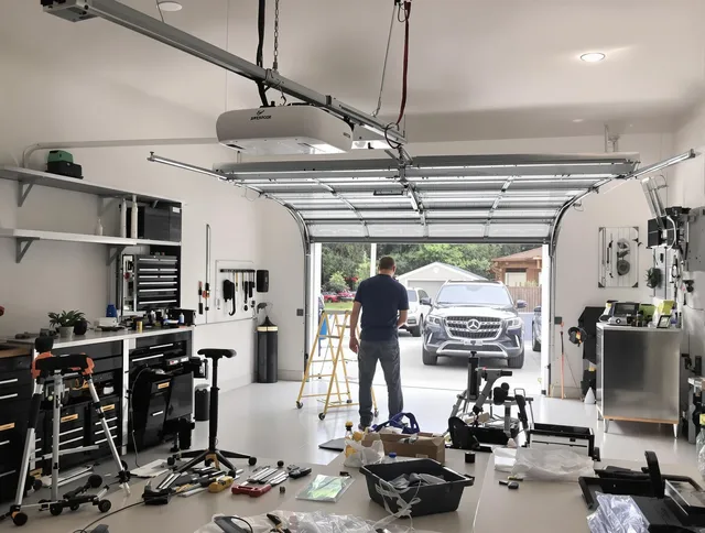 Garage door opener installation by Kissimmee Garage Door Repair in Kissimmee