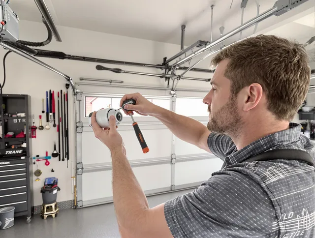 Garage door opener repair service by Kissimmee Garage Door Repair in Kissimmee